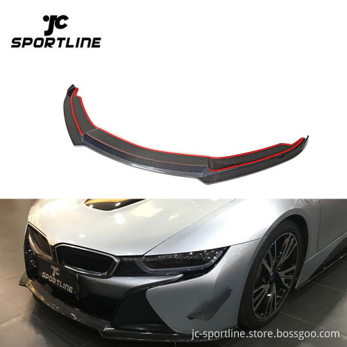 I8 V Style Carbon Fiber Front Lip Spoiler for BMW I8 Coupe 2014-2018